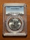 1964 KENNEDY HALF DOLLAR 50C PCGS MS64