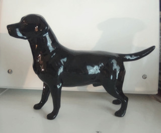 Vintage Beswick England "Solomon of Wendover" Black Labrador Retriever Figurine
