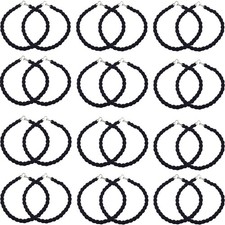 24 Pieces Military Boot Bands Blousing Elastic Boot Straps with Metal Hooks, ...