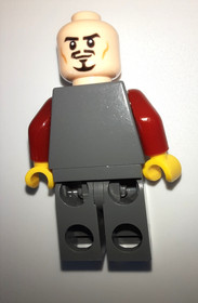 LEGO Viking Warrior vik025, Variant Head, From Set 7021 Ofnir Dragon Retired