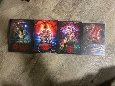 Stranger Things - Four DVD Season Set, Seasons 1, 2, 3, And 4 Brand New Sealed