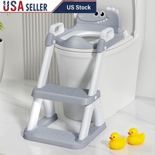 Toilet Training Seat Toddlers Adjustable Step Stool Anti-Slip Easy Assembly New