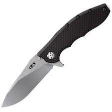 Zero Tolerance 0562CF Hinderer Slicer Folding Knife Carbon Fiber Handle ZT0562CF