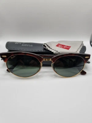 Seltene Vintage Ray-Ban W1264 Clubmaster Oval Bausch & Lomb USA | B&L Case | TOP - Bild 1 von 4