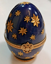 RARO Uovo del Millennio Fabergé Imperial 2000 - Desert Inn Casino #137 Blu Cobalto