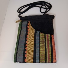 Danny K Beverly Hills Crossbody Bag Tapestry Multi Color USA Made Boho Purse