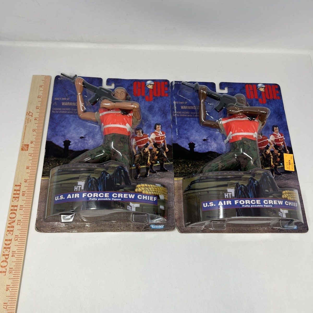 Lot of 2 Hasbro 1998 GI Joe US Air Force Crew Chief 12