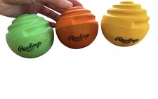 Rawlings Baseball/Softball Curve Ball Pianka Piłki treningowe 3-pak - Wielokolorowe