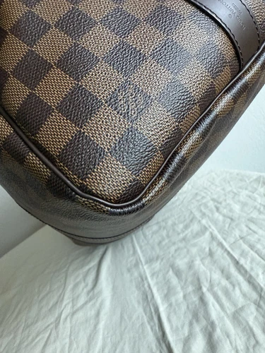 Auténtico bolso de viaje Louis Vuitton Keepall Bandouliere 55 Damier Level - Imagen 13 de 24