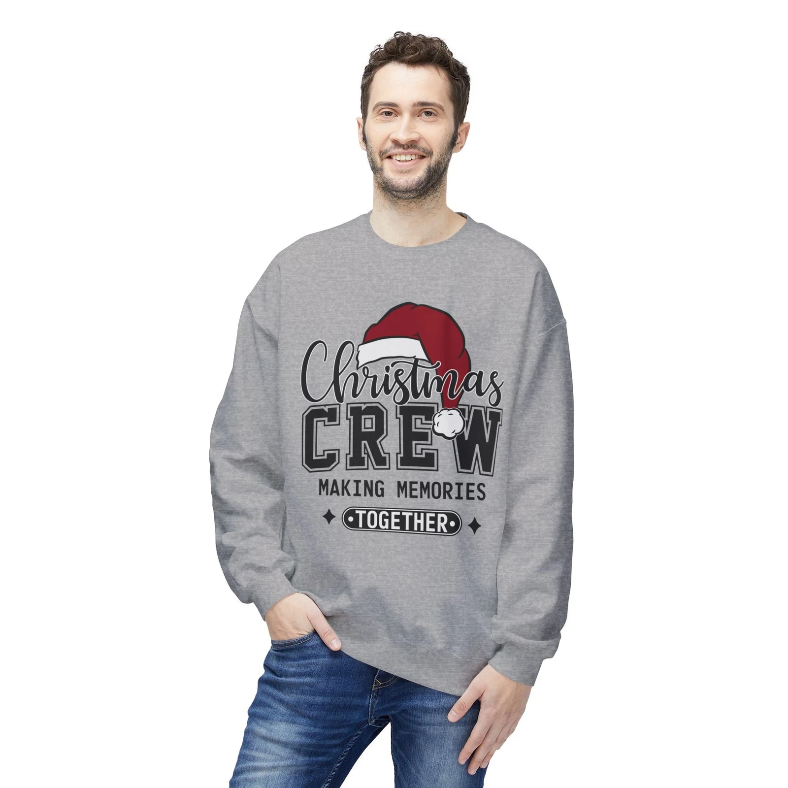 Christmas Crew Sweatshirt Family Matching Holiday