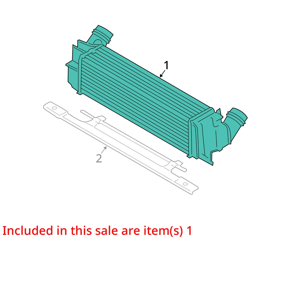 Intercooler gasolina 3,0 L 35iX compatible con BMW X3 2990511 11-17 Foto 3 de 4