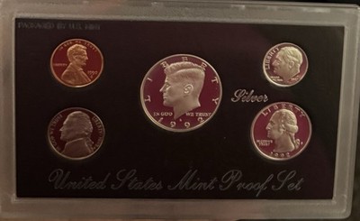 United States Mint Silver Proof Set 1992 with Certificate of