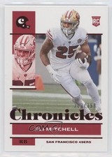 2021 Panini Chronicles Red 263/399 Elijah Mitchell Eli Mitchell #79 0kz8