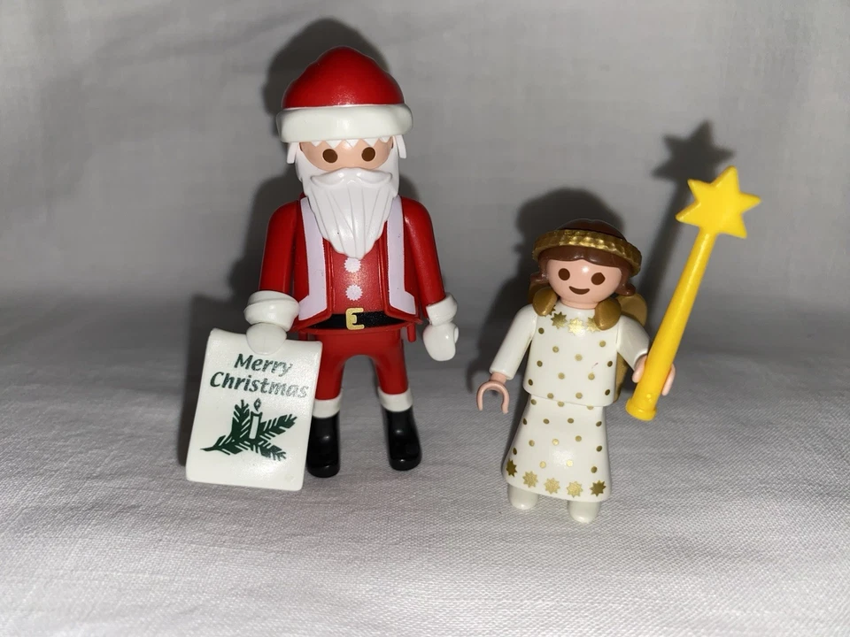 Playmobil Père Noël Et Ange Christmas - Photo 1/1