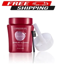 Connoisseurs Delicate Jewelry Cleaner Solution for Pearls, Gemstones, and Fashio