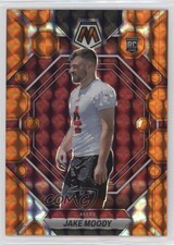 2023 Panini Mosaic Rookies Orange Mosaic Prizm 94/199 Jake Moody #326 qf8