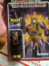 Super7 ReAction Figures Transformers Gold Armor Bumblebee Goldbug EXCLUSIVE NEW