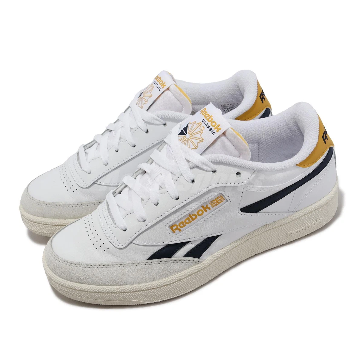 Club C Revenge Men's Shoes - White / Vector Navy / Retro Gold