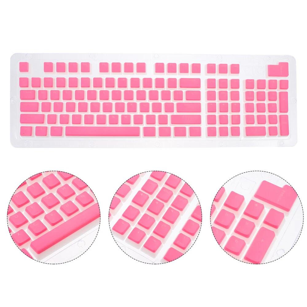 Non-Greasy Mechanical Keyboard Keycaps with Comfortable Texture