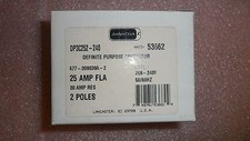 DEFINITE PURPOSE CONTACTOR 25AMP 2POLE 2NO COIL 208-240VAC  A77-309039A-2    (1)