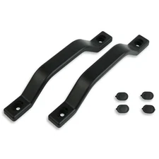 2 Black Plastic Grab Assist Handle Bar RV Trailer Interior Exterior 9.5"