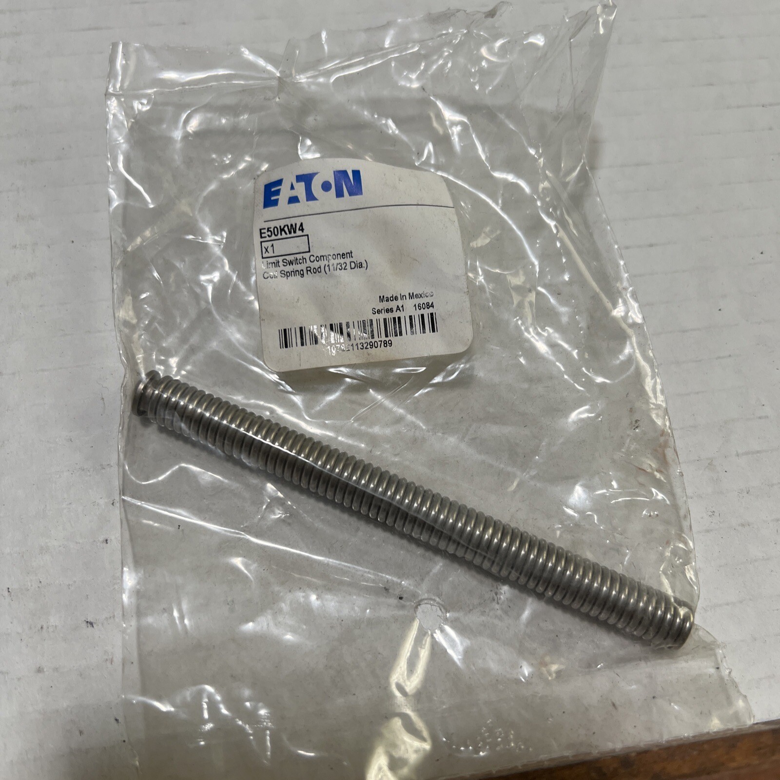 EATON CUTLER HAMMER E50KW4 Switch, Operator, Coil Spring Rod For Wobble Head
