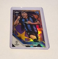 2021/22 Topps Chrome UEFA CL Purple/Gold Starball Tibo Persyn 
