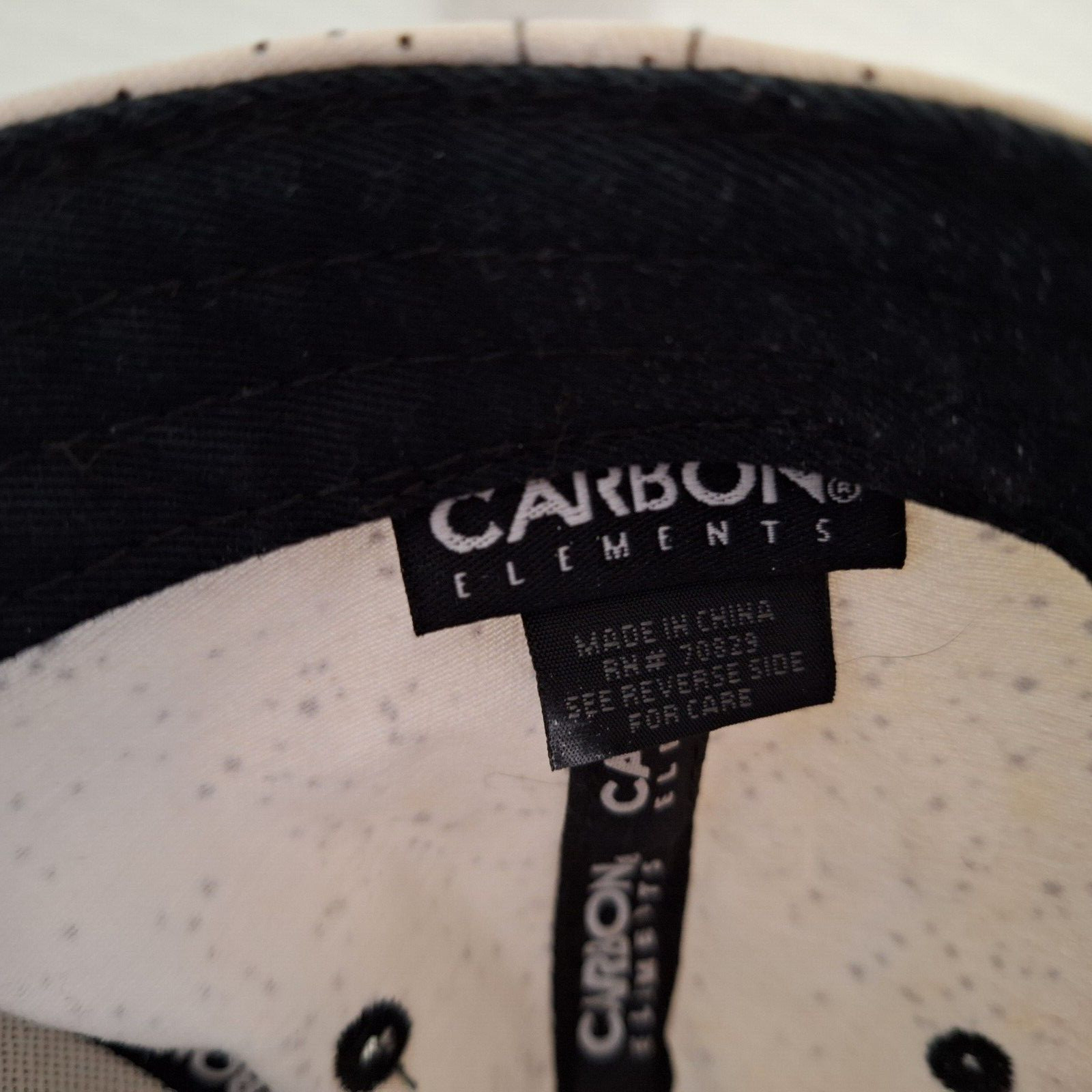 Baseball Cap Hat Carbon Elements Black Dripping D… - image 11