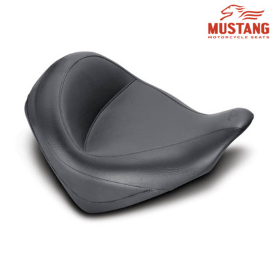 Mustang Wide Touring 15.5'' Black Solo Seat For 2010-2021 Honda VT1300CX Fury