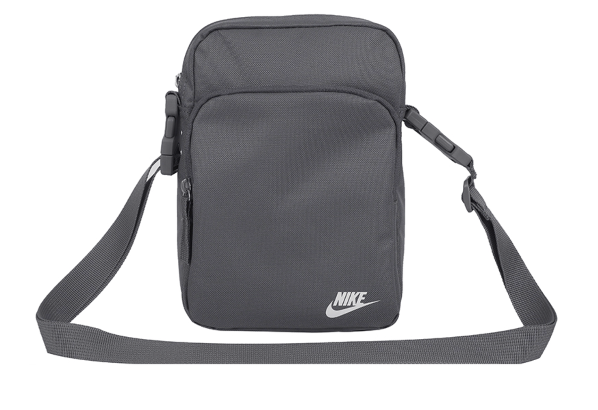 Nike Sportswear Heritage Crossbody Bag Unisex Casual Bag Grey NWT