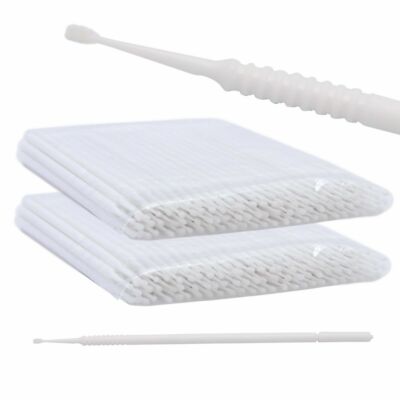 Wimpernverlängerung Microbürstchen Microbrush Reinigungsstäbchen 1mm 200 Stück