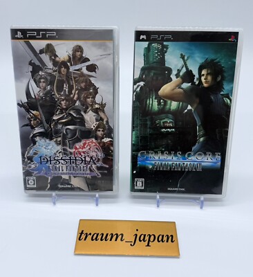 Kingdom Hearts Dissidia Final Fantasy FF Type-0 & Crisis Core PSP