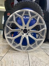 New Set Of Four 24 Gianelle Silver Polish Rims Wheels Land Rover Range Rover
