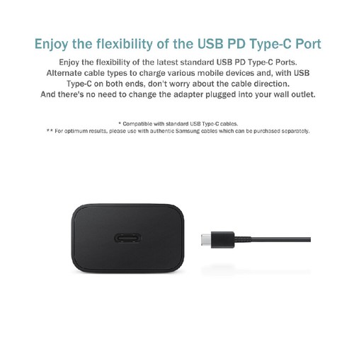 Original Samsung Official 15W PD Power Adapter , Type-C (EP-T1510) - Picture 13 of 16