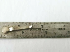 Vintage FAIRGATE Ruler Co- 105-6 Aluminum 6"x 3/4" Metric - Clip - Made in USA