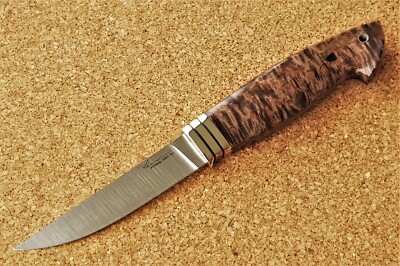 H12MF Stahl Outdoor Jagd Messer Yasniy Sokol Russland Handarbeit HRC 61 Соболь