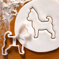 Chihuahua outline Cookie Cutter - dog treats puppy woof cute pupcake birthday