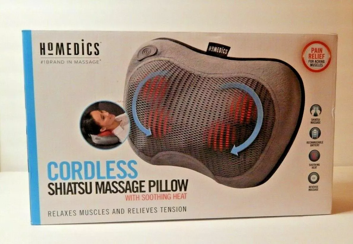 Cordless Shiatsu Massager with Heat