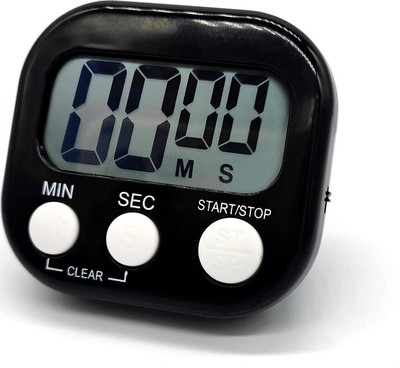 Magnetischer Küchentimer Uhr Digital Visueller Timer Helle Anzeige Countdown Laut