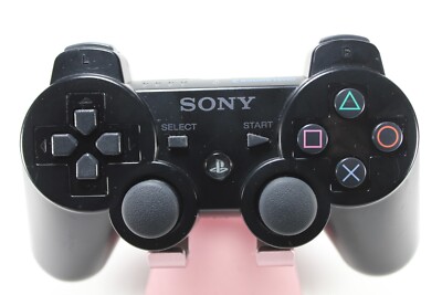 Sony PlayStation 3 Controller PS3 DualShock 3 Wireless Black CECHZC2U TESTED