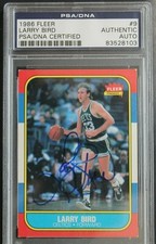 Larry Bird #9 Prices | 1986 Fleer | Basketball Cards