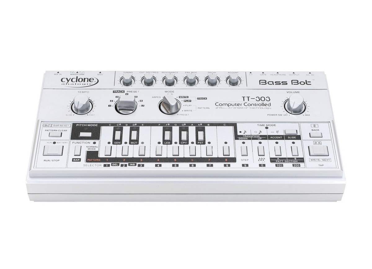 Cyclone Analogic Bass Bot TT-303 Mk1 Desktop SYNTHESIZER NEW