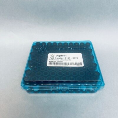 Agilent Amber Wide Crimp Top Vial 2 ml 12 x 32 mm Pack of 98 Vials