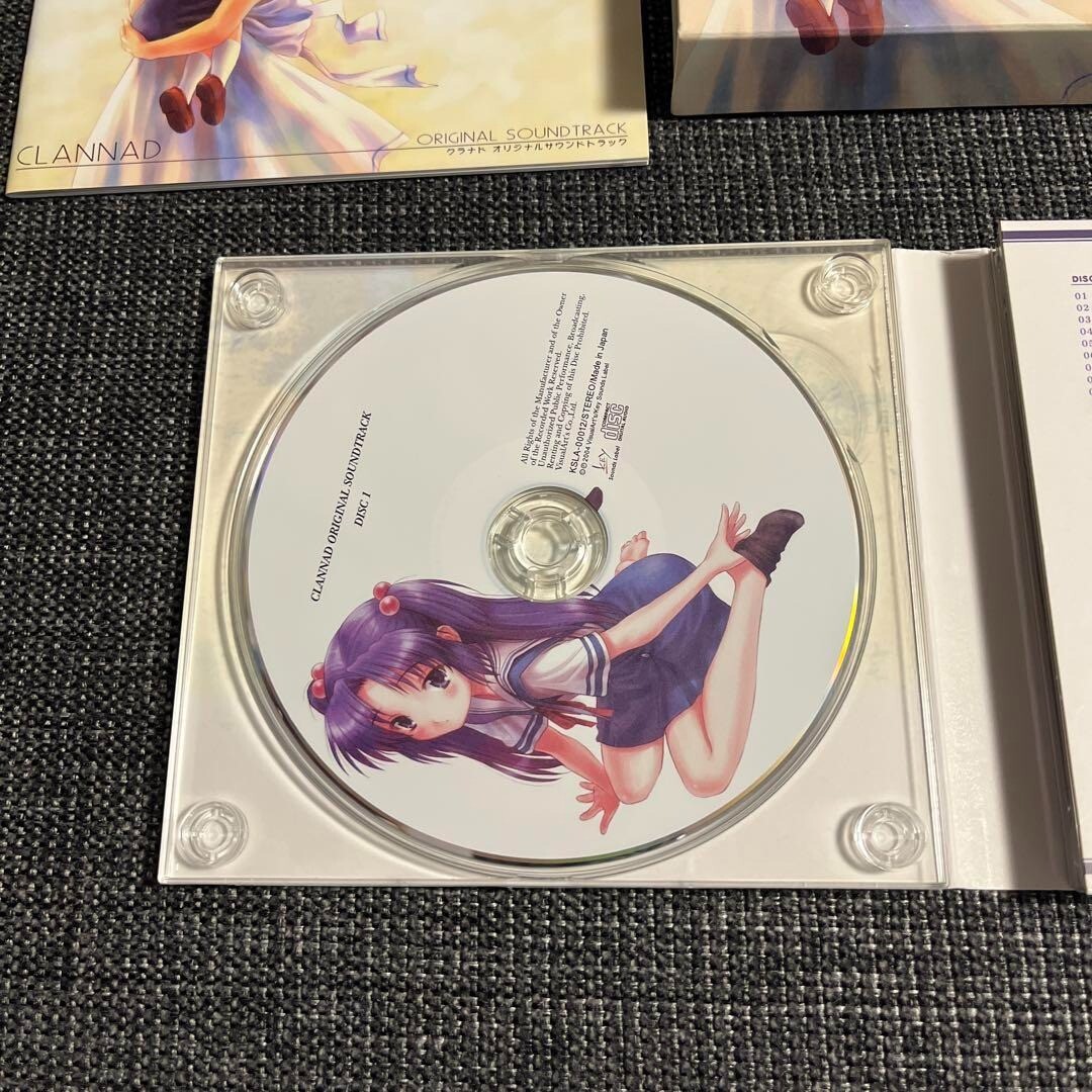 CLANNAD Original Soundtrack 3CD Set Key Sounds Label Japan Anime