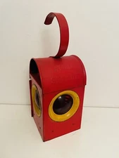 🟠 Rara Lampada di segnalazione Emergenze com marchio AUTOSTRADE anni 50