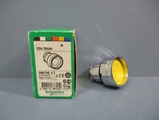 Schneider Electric ZB4BA56 Yellow Push ButtonHead 22mm Cutout XB4 Series NEW