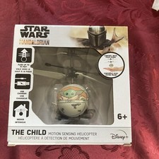 Disney Star Wars The Mandalorian The Child Baby Yoda Motion Sensing Helicopter