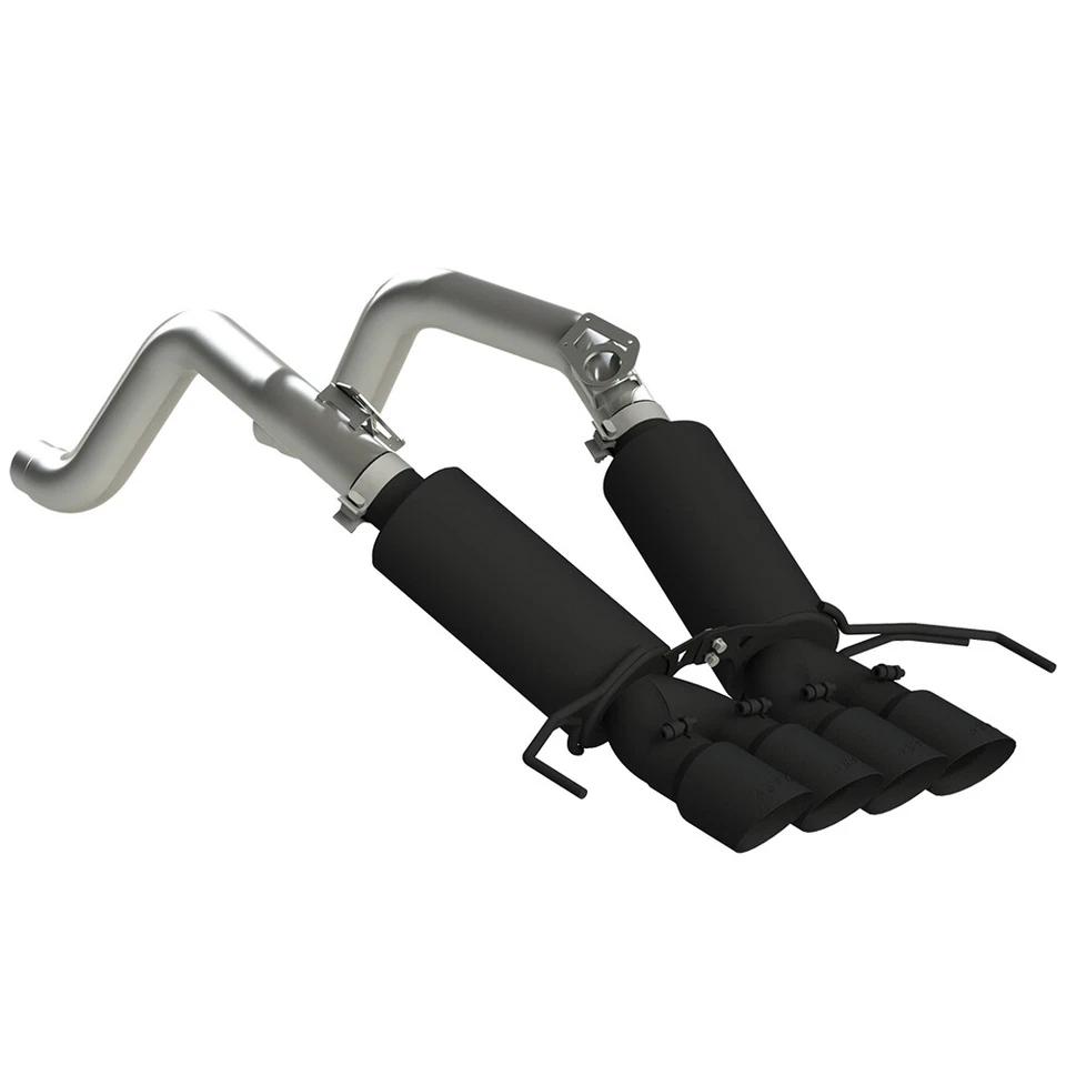 Escape trasero eje acero negro MBRP S7030BLK para Chevrolet Corvette 14-19 6,2 L V8 Foto 2 de 4