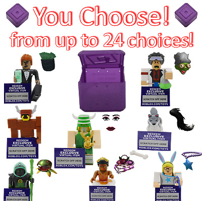 You Choose Roblox Celeb Series 3 Mystery Box Toy Code Exclusive Online Item Ebay - how to type your roblox toy code in