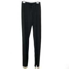Varsity Pants sz Small Black Stretch Yoga Flared  Workout Athleisure Dance Track